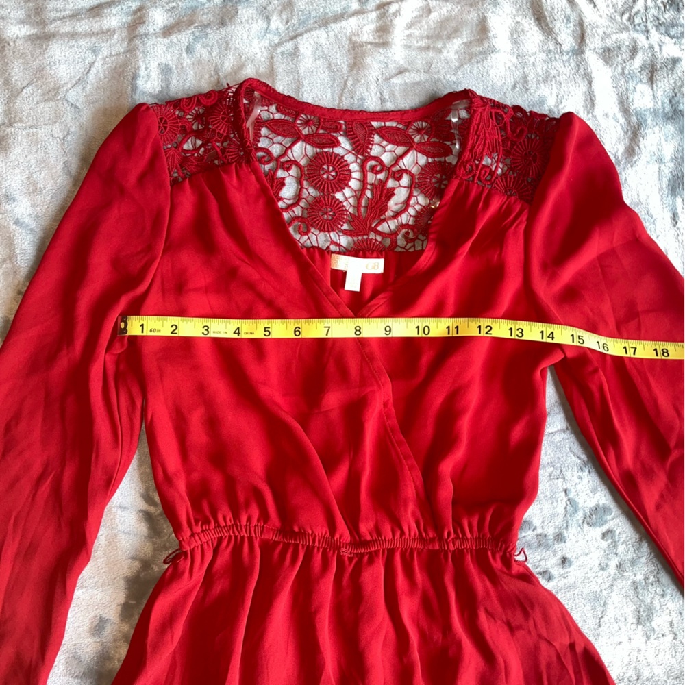 Deep Red Dress - Picture 4 of 4